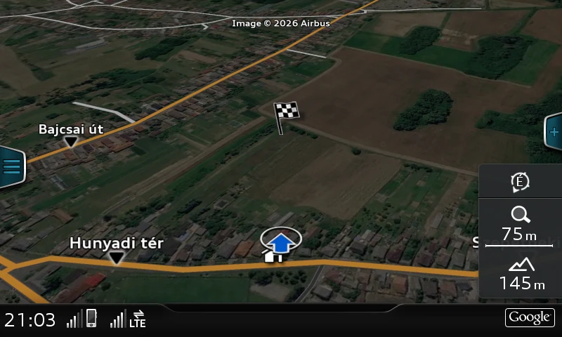 Google Earth nézet
